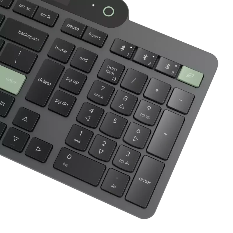 Lenovo | Self-Charging | Πληκτρολόγιο | Bluetooth | Εσθονικό | Μαύρο