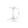 Βάση οροφής Multibrackets M Universal Projector Mount I