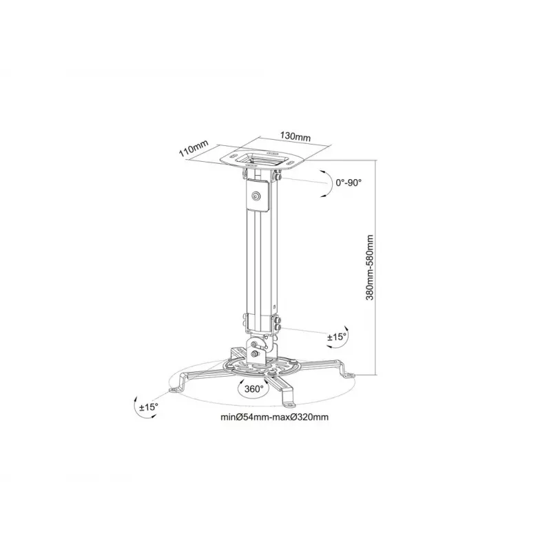 Βάση οροφής Multibrackets M Universal Projector Mount I