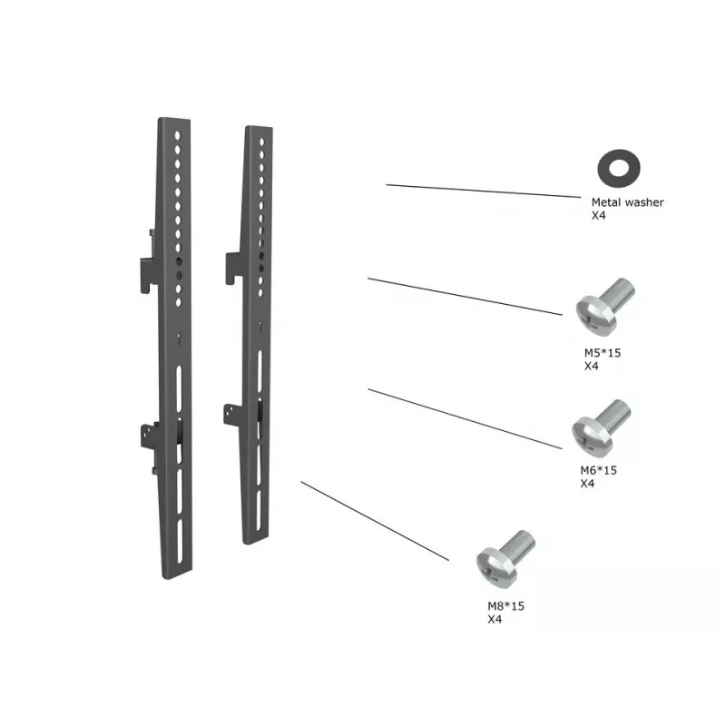 Βραχίονας τοποθέτησης επίπεδης οθόνης Multibrackets M Pro Series Fixed Arms 400 mm