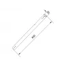 Σωλήνας επέκτασης Multibrackets M Pro Series Extension Pipe 0.8m μαύρο