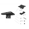 Πλάκα οροφής Multibrackets M Pro Series μαύρο πλαστικό χάλυβας 165 mm