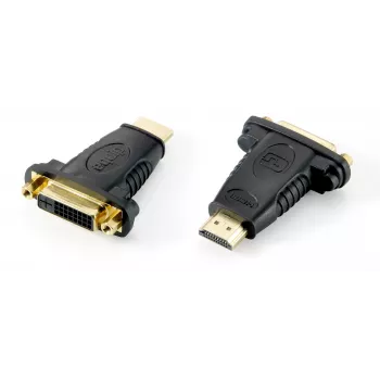 Equip Προσαρμογέας HDMI σε DVI-D Dual Link, DVI (24+1), HDMI A, μαύρο