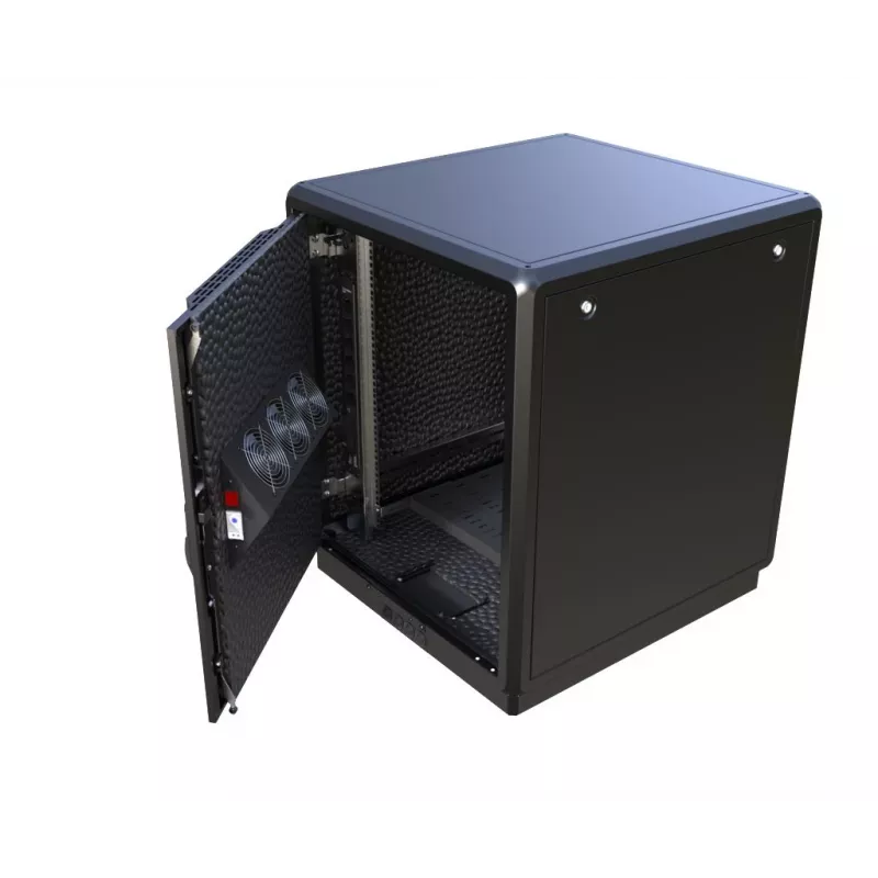 Lanview RDLAK16U758BL ερμάριο rack 16U μαύρο