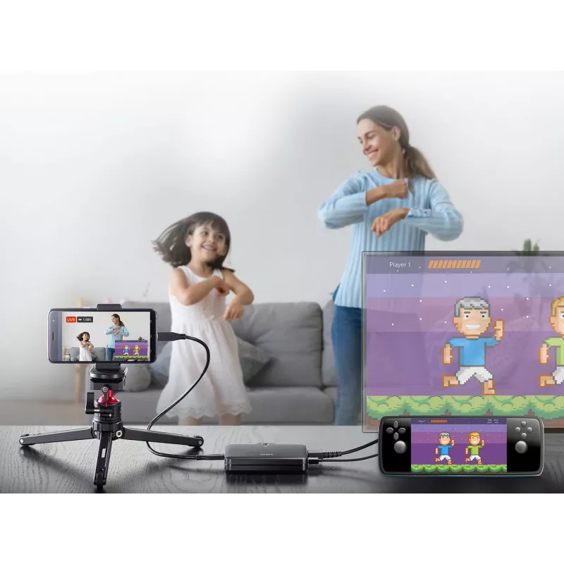 ATEN CAMLIVE™+(HDMI σε USB-C UVC εγγραφή βίντεο με PD3.0 Power Pass-Through)