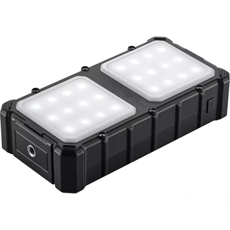 Sandberg Solar Powerbank CampLED 20000, 20000 mAh, Programmable Power Supply (PPS), 3,7 V, 15 W, Μαύρο