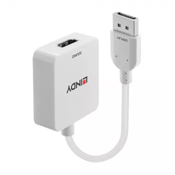 Lindy Μετατροπέας HDMI 18G σε DisplayPort 1.2, 0,095 m, HDMI Type A (Standard), DisplayPort, υποδοχή θηλυκή, βύσμα αρσενικό, ευθύ