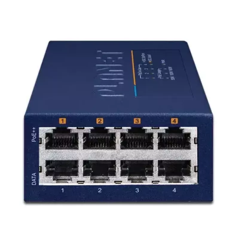 PLANET UPOE-400 4-θυρο multi-gigabit 802.3bt PoE injector hub