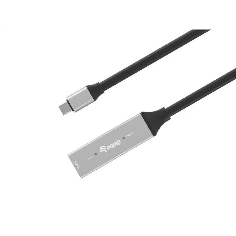 USB-C σε USB-C ενεργό καλώδιο επέκτασης EQUIP 10 m, USB 3.2 Gen 1 (5 Gbit/s), μαύρο