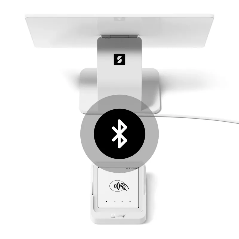 SumUp POS Lite & Solo 33 cm (13 ίντσες) 1920 x 1080 Pixel Οθόνη αφής Λευκό