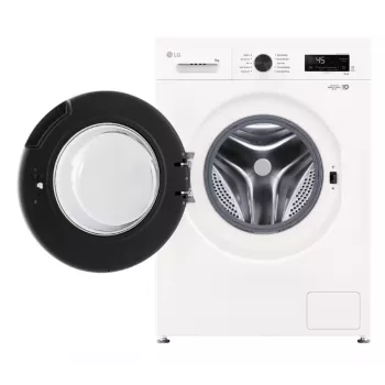 Πλυντήριο ρούχων φόρτωσης μπροστά LG F4X1009NWB — 9 kg, 1310 στρ/λεπτό, Κλάση A, λευκό