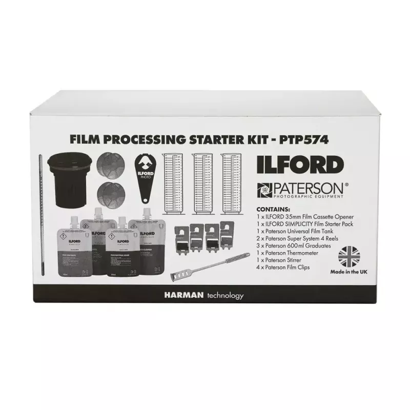 Σετ εκκίνησης εμφάνισης φιλμ Ilford με δοχείο Paterson (PTP574)