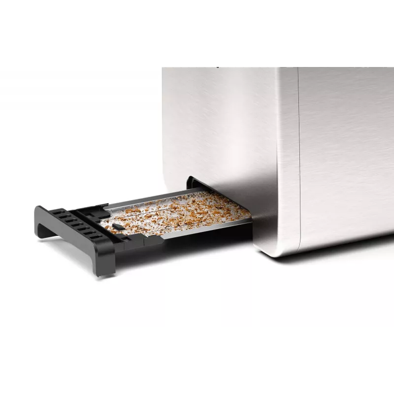Bosch TAT4P420 Τοστιέρα 2 φέτες 970 W μαύρο, ανοξείδωτο ατσάλι