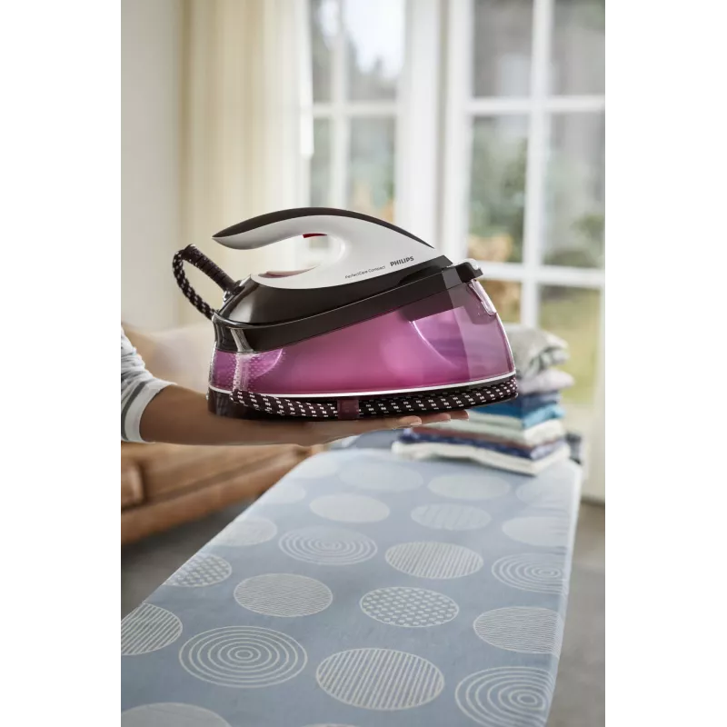 Philips GC7842/40 Σταθμός ατμού 2400 W 1,5 L πλάκα SteamGlide Plus μωβ, λευκό