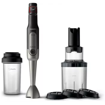 Ραβδομπλέντερ Philips Viva Collection HR2656/90 Μαύρο Βουρτσισμένο ατσάλι