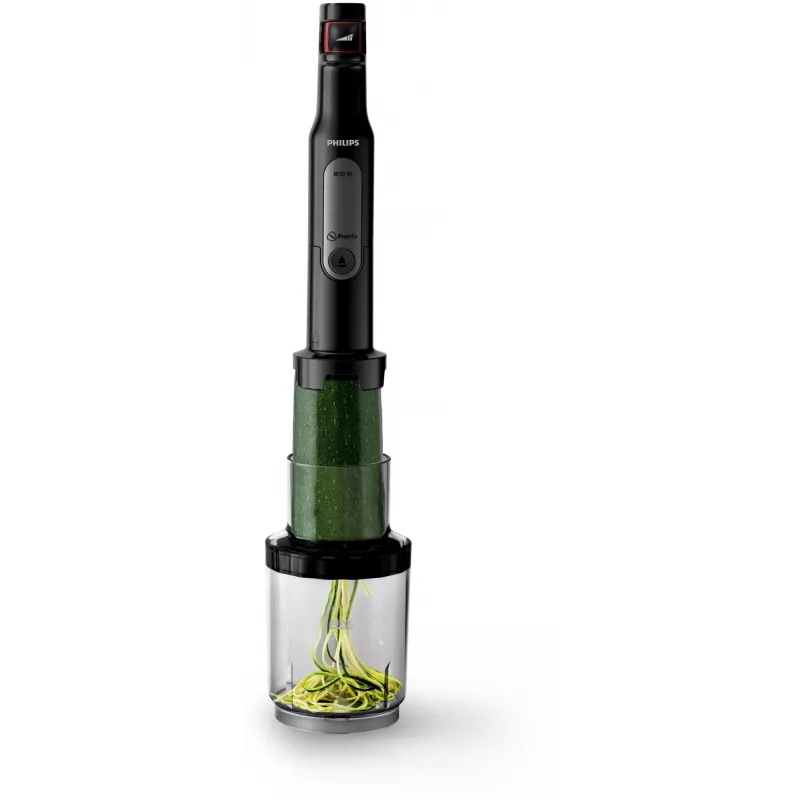 Ραβδομπλέντερ Philips Viva Collection HR2656/90 Μαύρο Βουρτσισμένο ατσάλι