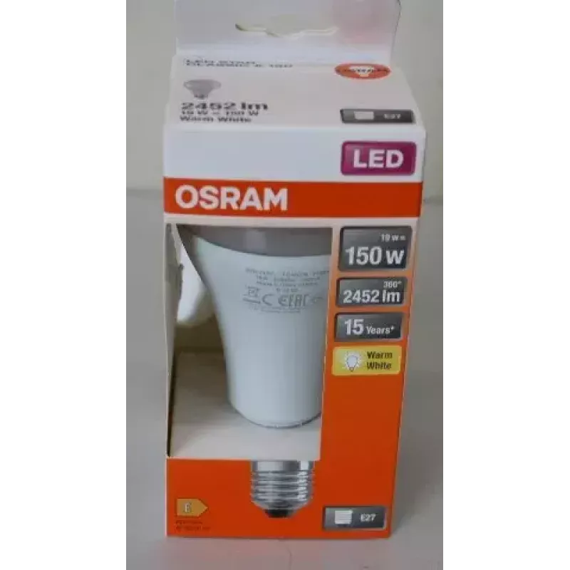 LEDvance Parathom Classic LED E27 19W 827 (Θερμό λευκό) μη ρυθμιζόμενο — κατεστραμμένη συσκευασία