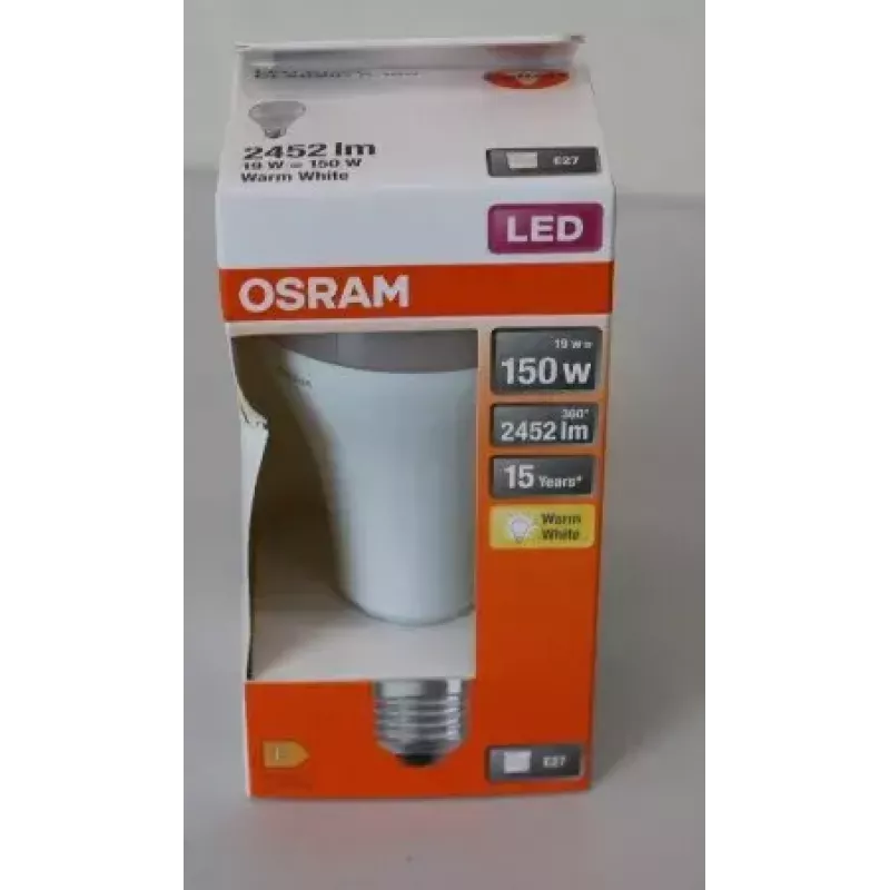 LEDvance Parathom Classic LED E27 19W 827 (Θερμό λευκό) μη ρυθμιζόμενο — κατεστραμμένη συσκευασία