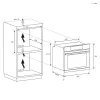 Candy Idea F IDCP N625 L 65 L Μαύρο