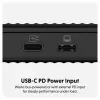 Θήκη SSD Hyper HD2500GL για M.2 PCIe SSD (USB4 Gen4, USB‑C) Μαύρο