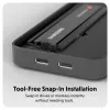 Θήκη SSD Hyper HD2500GL για M.2 PCIe SSD (USB4 Gen4, USB‑C) Μαύρο