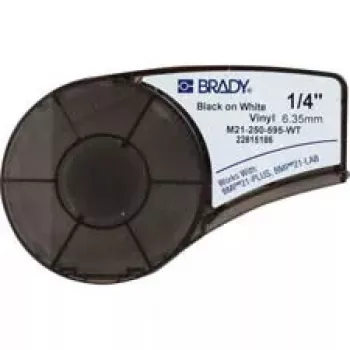Αυτοκόλλητη ετικέτα εκτυπωτή Brady 139744 μαύρο λευκό