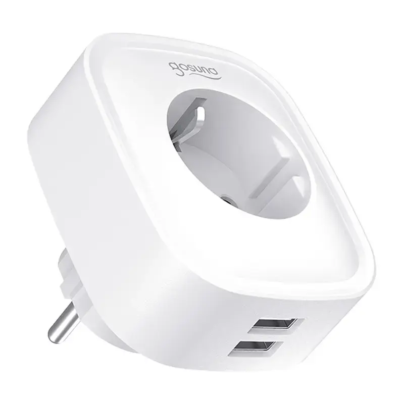 Έξυπνη πρίζα Wi-Fi Gosund SP112-M με 2x USB — συσκευασία 2 τεμ.