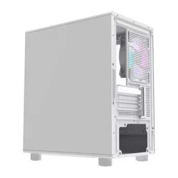 Κουτί Υπολογιστή Darkflash DB330M Λευκό v2 με Τρεις Προεγκατεστημένους Ανεμιστήρες, Υποστήριξη micro-ATX/mATX
