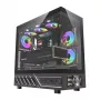 Κουτί υπολογιστή DarkFlash DS950V με μπροστινή οθόνη (μαύρο) και 6 προεγκατεστημένους ανεμιστήρες
