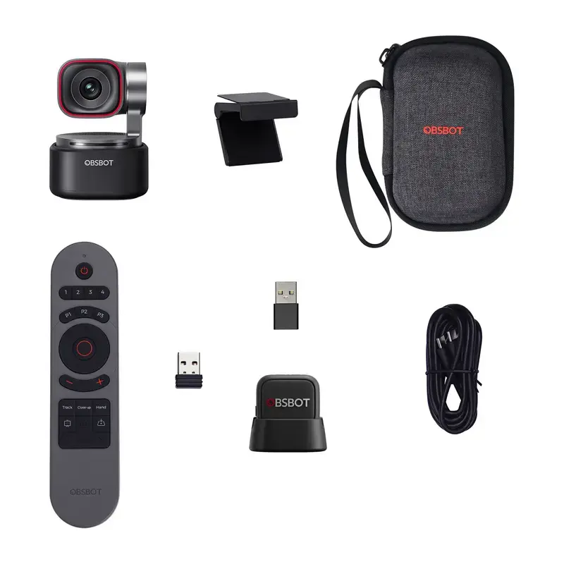 OBSBOT Tiny 3 MIC Combo — κάμερα AI με ενσωματωμένη συστοιχία μικροφώνων και θύρα USB-C