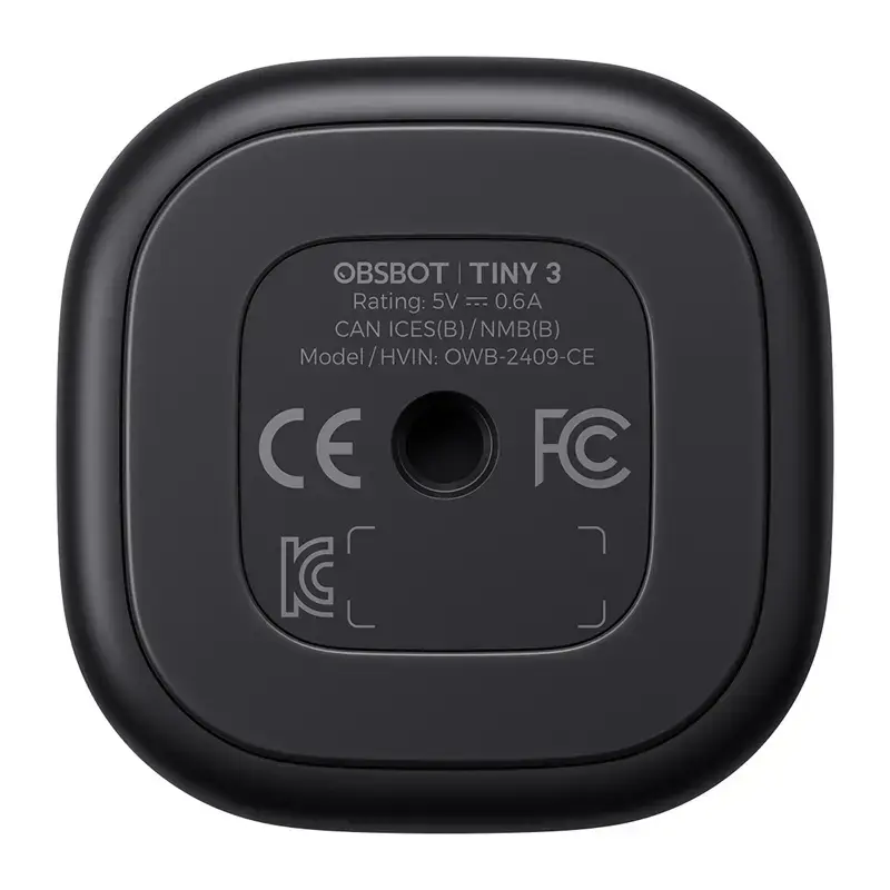 OBSBOT Tiny 3 MIC Combo — κάμερα AI με ενσωματωμένη συστοιχία μικροφώνων και θύρα USB-C