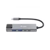 Equip 5-in-1 Πολυπροσαρμογέας, 2,5GbE, USB-A x 2, USB-C x 1, USB-C, 100W USB PD