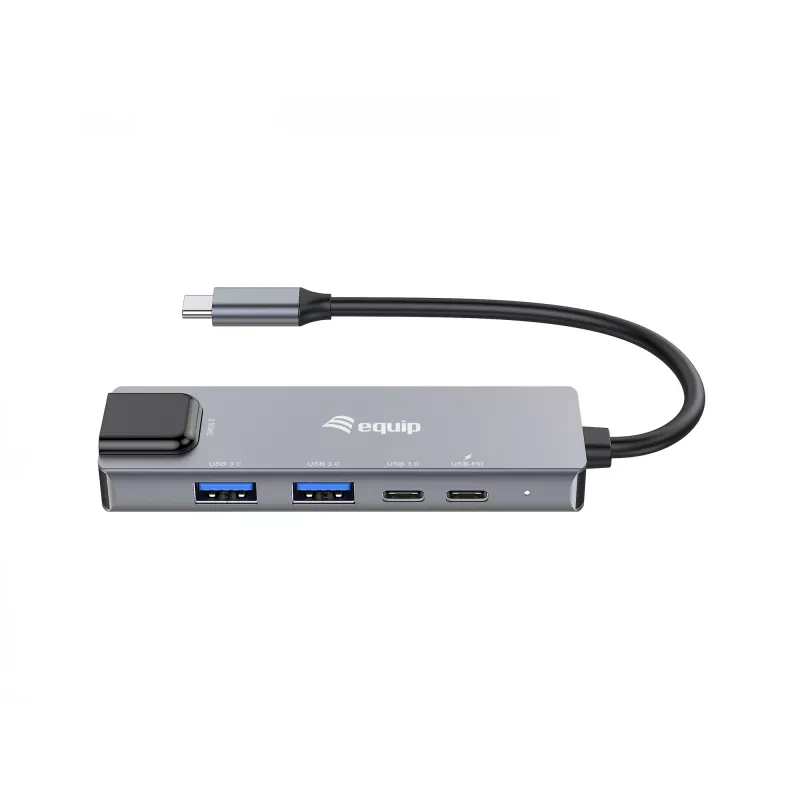 Equip 5-in-1 Πολυπροσαρμογέας, 2,5GbE, USB-A x 2, USB-C x 1, USB-C, 100W USB PD