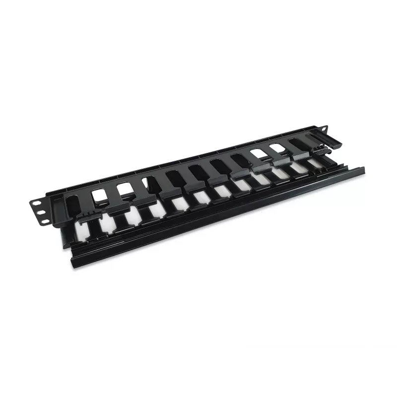 Equip Πάνελ διαχείρισης καλωδίων για rack 19 ιντσών, μαύρο