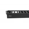 Equip Πάνελ διαχείρισης καλωδίων για rack 19 ιντσών, μαύρο