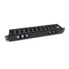 Equip Πάνελ διαχείρισης καλωδίων για rack 19 ιντσών, μαύρο