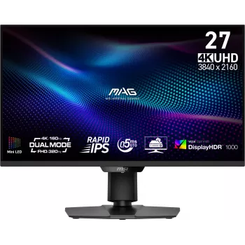 MSI MAG 274UPDFDE E16M Οθόνη υπολογιστή 68,6 cm (27 ίντσες) 3840 x 2160 Pixel 4K Ultra HD LED Μαύρο