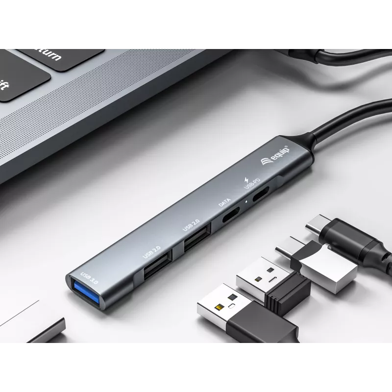 Equip Hub USB 3.0/2.0 5 θυρών με USB-C PD