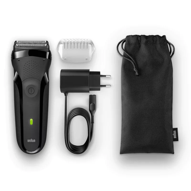 Braun Series 3 301s ξυριστική μηχανή με λεπίδα trimmer μαύρο