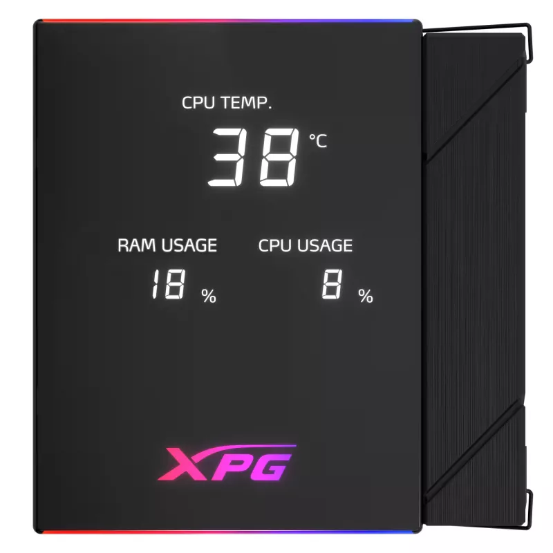 XPG MAESTRO PLUS 62DA CPU-ψύκτρα αέρα, ψύκτρα αέρα, 12 cm, μαύρο
