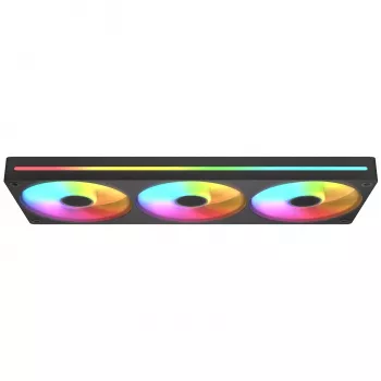 Cougar Unity360-FB Single-Frame 360 ARGB PWM Forward, 120mm×3, 700–2500 RPM, FDB, 5.4 mmH2O, Μαύρο