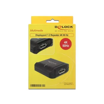 Delock DisplayPort 1.2 Repeater 4K 60 Hz, έως 40 m