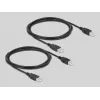 DeLOCK 11493 Διακόπτης δεδομένων υπολογιστή μαύρο USB Type-A Type-B 0,48 Gbit/s