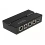DeLOCK 11493 Διακόπτης δεδομένων υπολογιστή μαύρο USB Type-A Type-B 0,48 Gbit/s