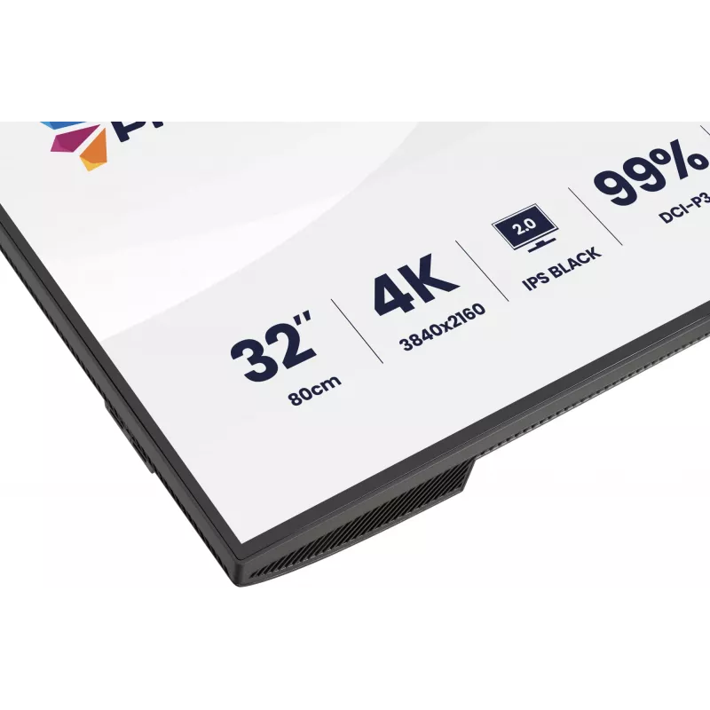 IIYAMA 32 ίντσες ProGraphic HB3201UHSNP-B1 4K UHD IPS οθόνη LCD με USB-C και DisplayPort