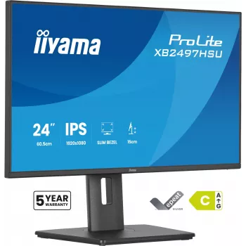 iiyama ProLite XB2497HSU-B1 οθόνη υπολογιστή 60,5 cm (23,8 ίντσες) 1920 x 1080 pixel Full HD LED μαύρη