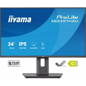 iiyama ProLite XB2497HSU-B1 οθόνη υπολογιστή 60,5 cm (23,8 ίντσες) 1920 x 1080 pixel Full HD LED μαύρη