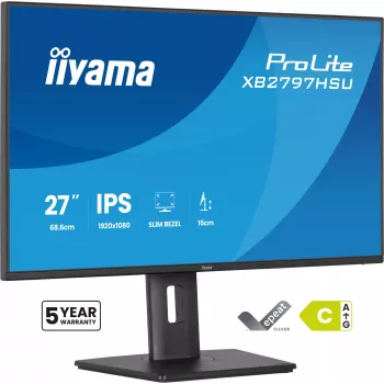 iiyama ProLite XB2797HSU-B1 οθόνη υπολογιστή 68,6 cm (27 ίντσες) 1920 x 1080 pixel Full HD LED μαύρη