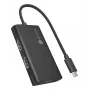 ICY BOX Προσαρμογέας USB Type-C σε 3x HDMI, USB 3.2 Gen 2 (3.1 Gen 2) Type-C, HDMI, 10000 Mbit/s, 144 Hz, 3840 x 2160, 7680 x 4320, 7680 x 4320 pixel