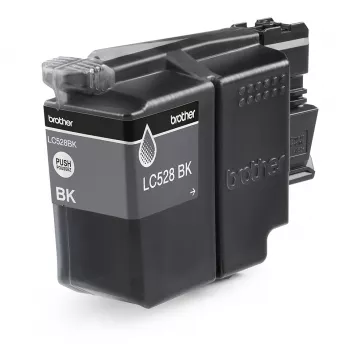 Μελάνι Brother LC528BK — γνήσιο μαύρο, μεμονωμένη συσκευασία, απόδοση περίπου 6000 σελίδες